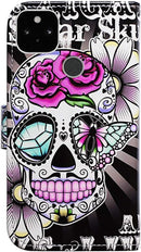 Google Pixel 5 Colorful Universe Sky Leather Flip Phone Case Wallet Cover