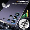 Samsung Galaxy Z Flip 6 3Pcs Inner Soft EPU Film+2Pcs Front Display Tempered Glass+1 Set Camera lens Protector