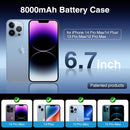 iPhone 14 Pro Max extended battery case 360 degree protection
