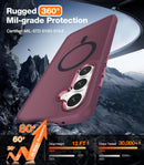 Samsung Galaxy S25/S24 Plus Screen Protector Translucent Magnetic Case