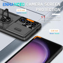 Samsung Galaxy S25 Ultra Camera Lens Cover+Screen Protector+Ring Holder Phone Cover