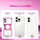 Frameless Magnetic Kickstand Metal Case for iPhone 16 Pro Max