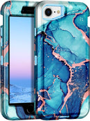 iPhone 16 Pro Case Heavy Duty Full Body Shockproof Protection 3 in 1 Hybrid Hard PC