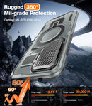 Samsung Galaxy S25 Ultra Military - Grade Shockproof Magnetic Case