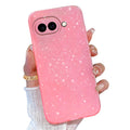 for Google Pixel 10 Pro XL Case Pink, Glitter Bling Phone Case for Women Girls Girly, Cute Sparkly Neon Bright Color, Soft TPU Phone Case for Google Pixel 10 Pro XL 6.8 inch, Hot Pink