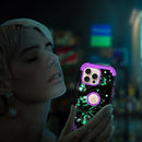 iPhone 16 Pro Case Glow Dark Three Layer Heavy Duty Shockproof Protection Hard Plastic Bumper+Soft Silicone Case