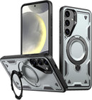 Heavy - Duty Galaxy S25 Ultra Case with 360° Rotatable Ring Kickstand