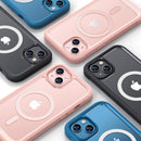 iPhone 16 Case, Full Body Rugged Case Touch Sensitive Anti - Scratch Screen Protector Pink