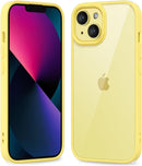 iPhone 16 Pro Transparent Hybrid Hard Shell Plastic & Soft Silicone Rubber Bumper