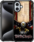 iPhone 16 Pro Max Classic American Flag 1776 We The People Pattern Design Case
