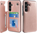 Galaxy S25 Card Slots Kickstand Protective Phone Case