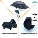 Suction cup stand used on its own as a compact phone holder