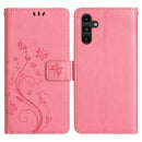 Galaxy A16 wallet case pink front