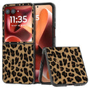 Motorola Razr Ultra leopard leather case