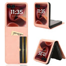Motorola Razr Ultra Separable Card Slot Leather Case - Pink