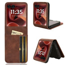 Motorola Razr Ultra leather case detail
