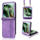 Motorola Razr Ultra leather case detail
