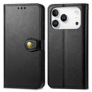 iPhone 18 Pro Max Leather Wallet Case Black