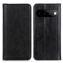 Google Pixel 11 Litchi Leather Wallet Stand Case (Black)