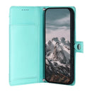 Google Pixel 11 Pro Zipper Wallet Case — Litchi Leather Flip with Stand & Wrist Strap