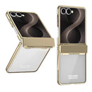 Galaxy Z Flip 8 Electroplating Case Champagne Gold