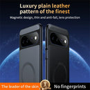 Google Pixel 11 Pro XL leather-coated case back