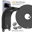 Google Pixel 11 Pro silicone card holder case detail