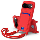 Google Pixel 11 Pro Liquid Silicone Case Red