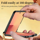 Samsung Galaxy Z Flip8 Rhombus Leather Case with Shoulder Strap