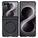Samsung Galaxy Z Flip 8 Magnetic Hard Case with Rear Screen Protector - Black
