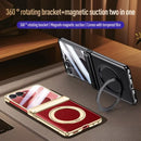 Samsung Galaxy Z Flip 8 Ring Kickstand Case with Tempered Glass