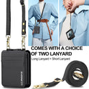 Samsung Galaxy Z Flip8 Leather Card-Slot Case with Wrist Strap