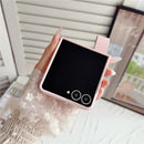Samsung Galaxy Z Flip 8 Leather Case with Grip Strap