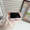 Samsung Galaxy Z Flip 8 Leather Case with Grip Strap