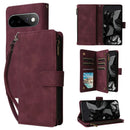 Google Pixel 11 Pro XL Zipper Wallet Case Wine Red
