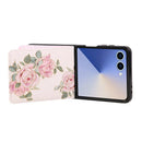 Samsung Galaxy Z Flip 8 Floral Leather RFID Card Case