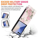 Samsung Galaxy Z Flip 8 Floral Leather RFID Card Case