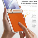 Samsung Galaxy Z Flip 8 Kickstand Leather Case with HD Screen Protector