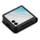 Samsung Galaxy Z Flip 8 Leather Card-Slot Back Case
