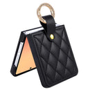 Samsung Galaxy Z Flip 8 Quilted Leather Case with Ring Holder