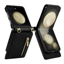 Samsung Galaxy Z Flip 8 Zipper Wallet Case with Shoulder Strap