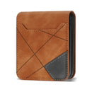 Samsung Galaxy Z Flip 8 Color-Splice Leather Card Case