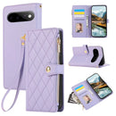 Google Pixel 11 Pro XL Rhombus Wallet Case Purple