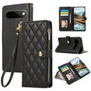 Google Pixel 11 Pro XL Rhombus Wallet Case Black