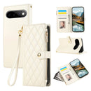 Google Pixel 11 Pro XL Rhombus Wallet Case Beige