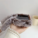 Samsung Galaxy Z Flip 8 Winter Plush Bunny Ears Case