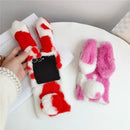 Samsung Galaxy Z Flip 8 Plush Bunny Ears Case