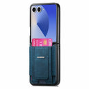 Samsung Galaxy Z Flip 8 Retro Leather Kickstand Card Case