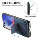 Samsung Galaxy Z Flip 8 Retro Leather Kickstand Card Case