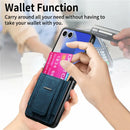 Samsung Galaxy Z Flip 8 Retro Leather Kickstand Card Case